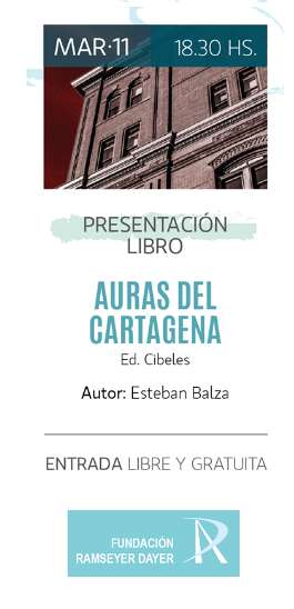 Presentación del libro “Auroras de Cartagena”