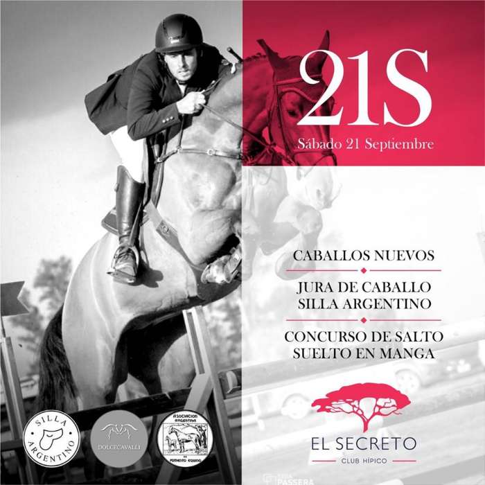 Concurso de salto suelto en manga, jura de caballo silla Argentino, y fecha de caballos serie I y II. 21 septiembre -10:00 am