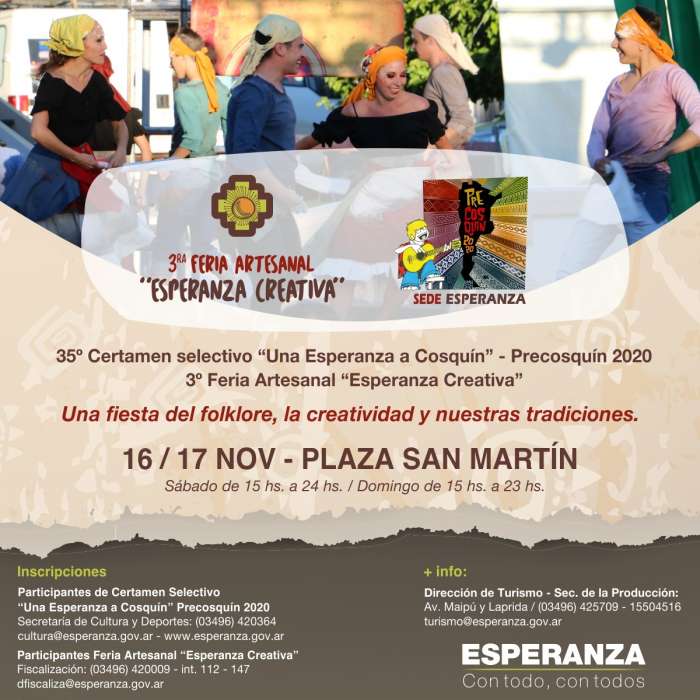 35º Edición de “Una Esperanza a Cosquín” y 3ª Feria Artesanal “Esperanza Creativa”